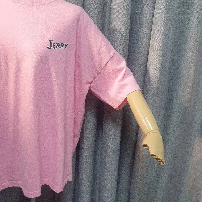 [BUNJANG] Jerry Kitsch Pink Short-Sleeved T-shirt / 제리 키치 핑크 반팔티