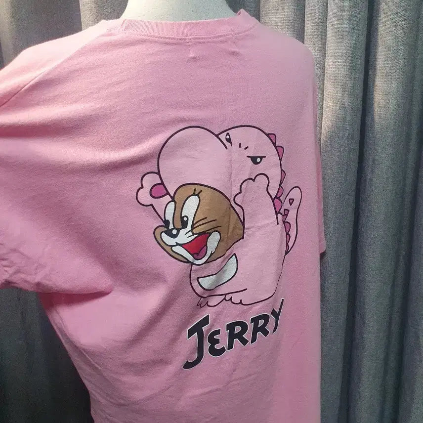 [BUNJANG] Jerry Kitsch Pink Short-Sleeved T-shirt / 제리 키치 핑크 반팔티