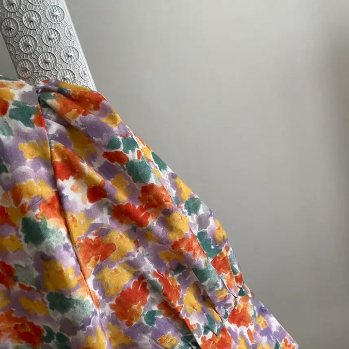 [BUNJANG] Floral Print Long Dress / 55-66 새제품 바스락 여성스런 롱 원피스 넘 예뽀요