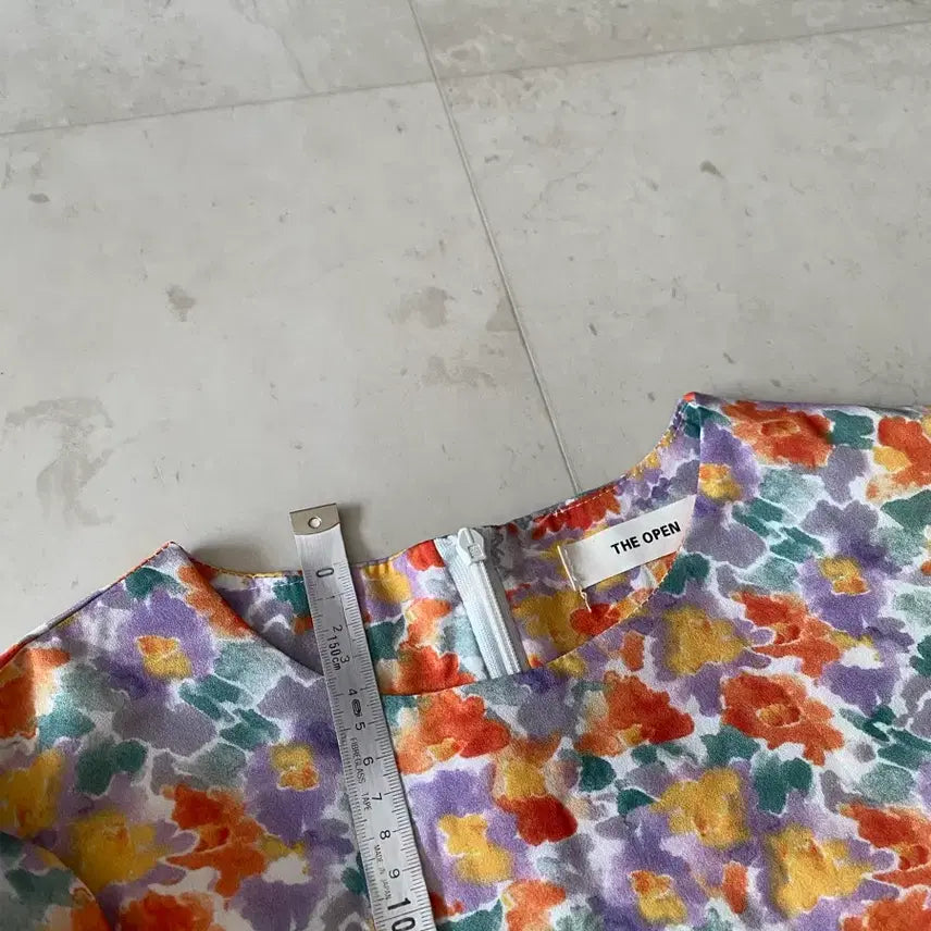 [BUNJANG] Floral Print Long Dress / 55-66 새제품 바스락 여성스런 롱 원피스 넘 예뽀요