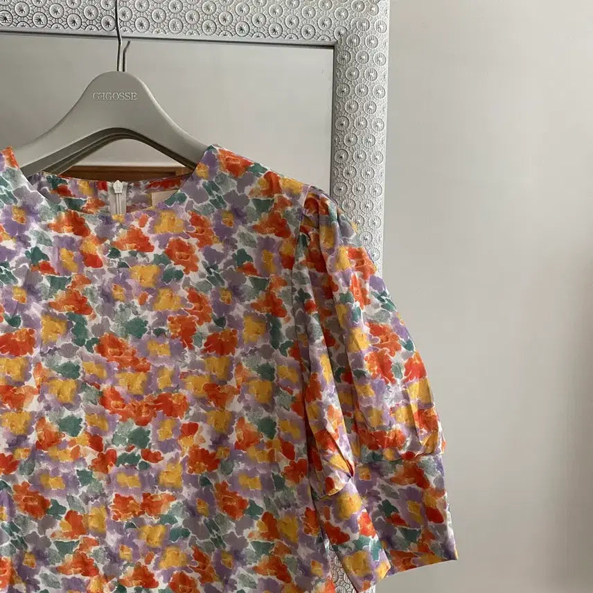[BUNJANG] Floral Print Long Dress / 55-66 새제품 바스락 여성스런 롱 원피스 넘 예뽀요