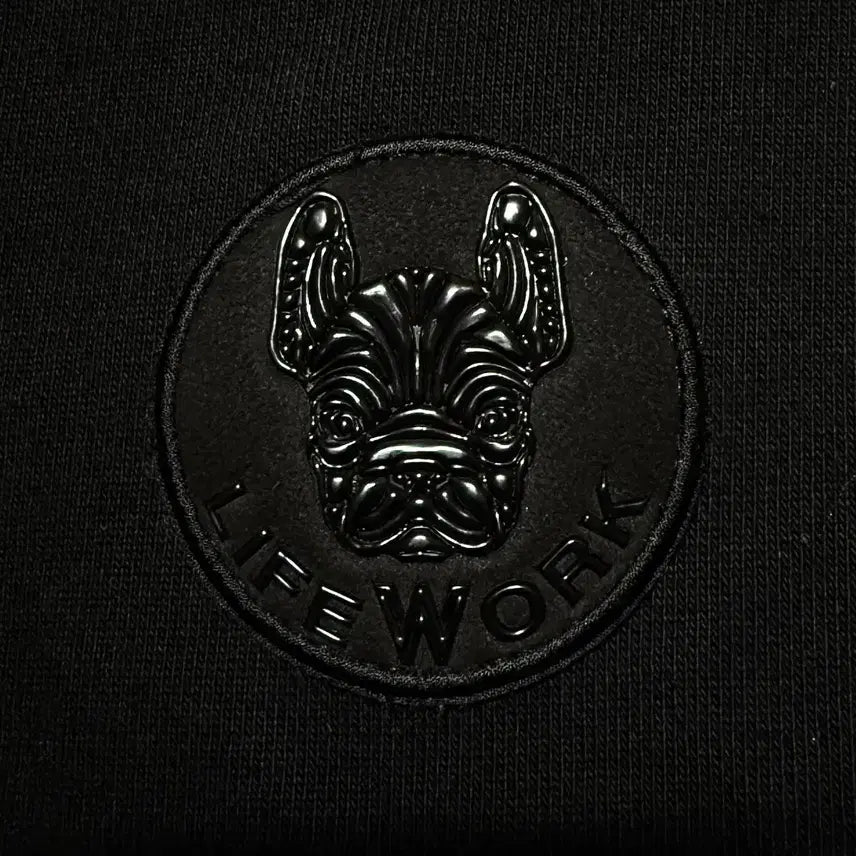 [BUNJANG] Life Work Half-Zip String Long Sleeve T-shirt / [M,95]라이프워크 반집업 스트링 긴팔티 하프넥 오버핏