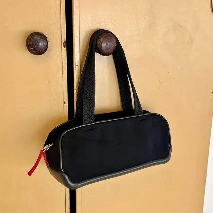 [BUNJANG] Prada Sport Black Nylon Boston Shoulder Bag / 프라다 스포츠 블랙 나일론 보스톤 숄더백