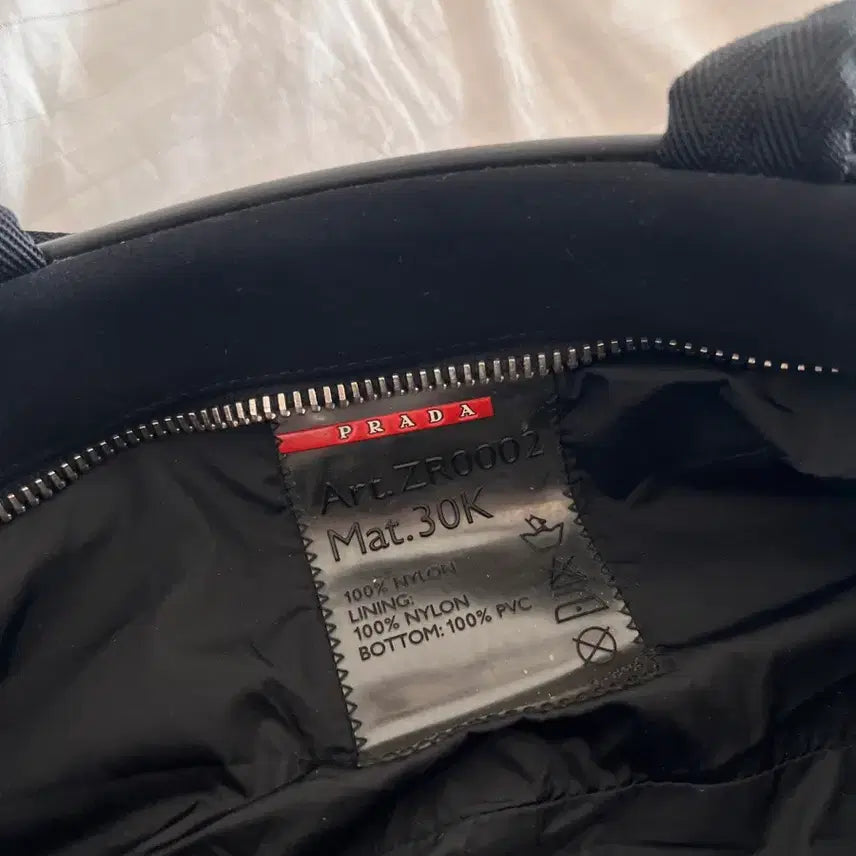 [BUNJANG] Prada Sport Black Nylon Boston Shoulder Bag / 프라다 스포츠 블랙 나일론 보스톤 숄더백