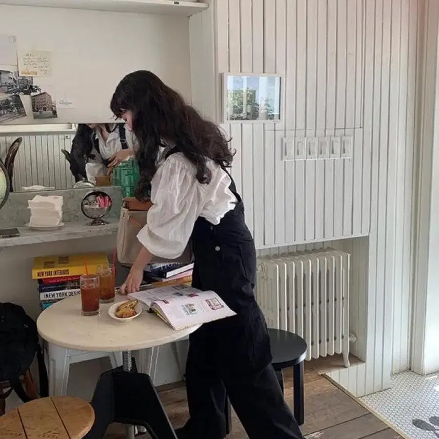 [SOLD OUT] 리넨느 자체제작 브레드 오버롤 멜빵바지