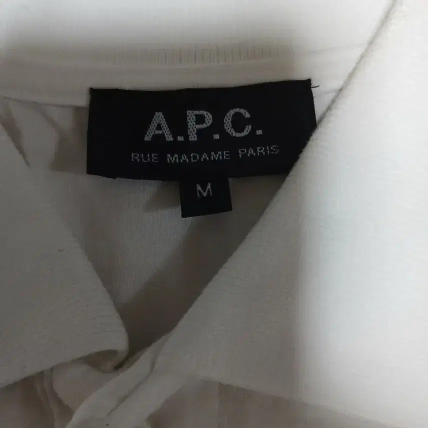 [BUNJANG] A.P.C. Japan Collar T-shirt / A.P.C. 아페세 재팬 카라넥 반팔티 M
