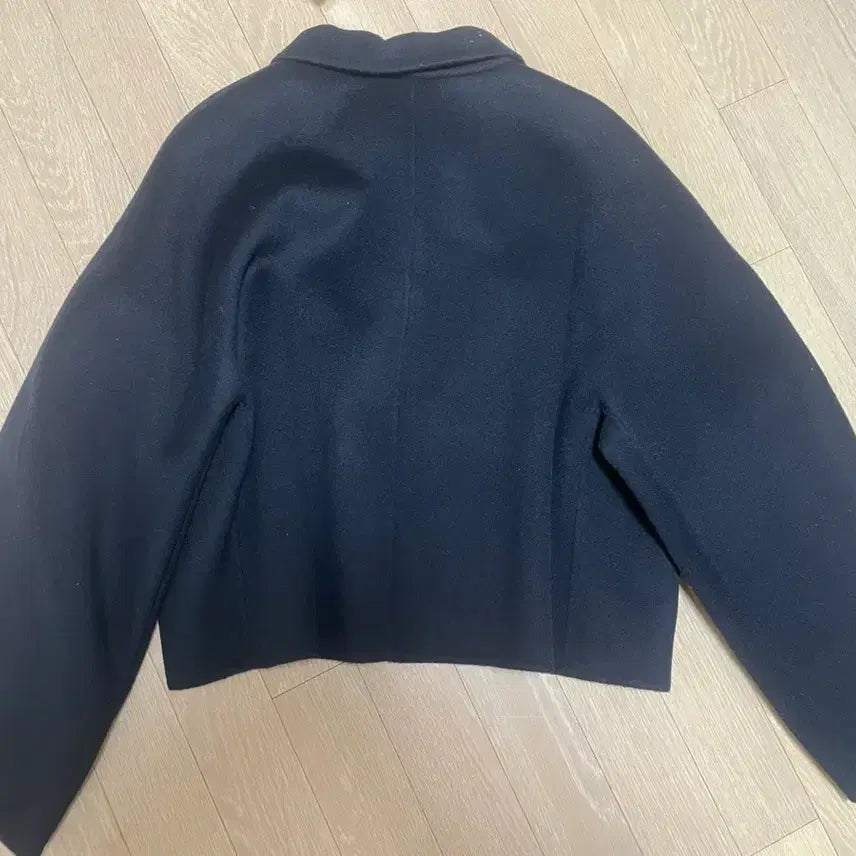 [BUNJANG] ODNR Navy Handmade Short Coat / 오디네어 odnr 핸드메이드 숏 코트 네이비
