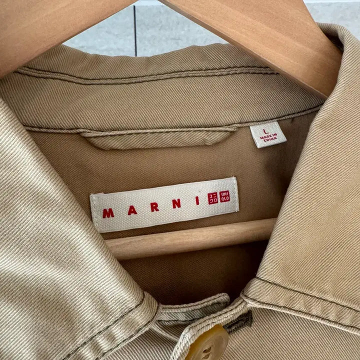 [BUNJANG] Uniqlo x MARNI Beige Utility Jacket L / 유니클로 X 마르니 베이지 유틸리티 자켓 L