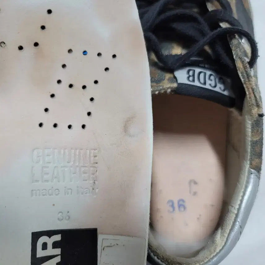 [BUNJANG] Golden Goose Leopard Print Sneakers (Women&