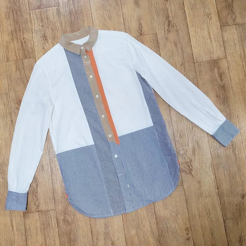 [BUNJANG] SYSTEM Striped Shirt / 시스템(SYSTEM) 스트라이프 셔츠 55