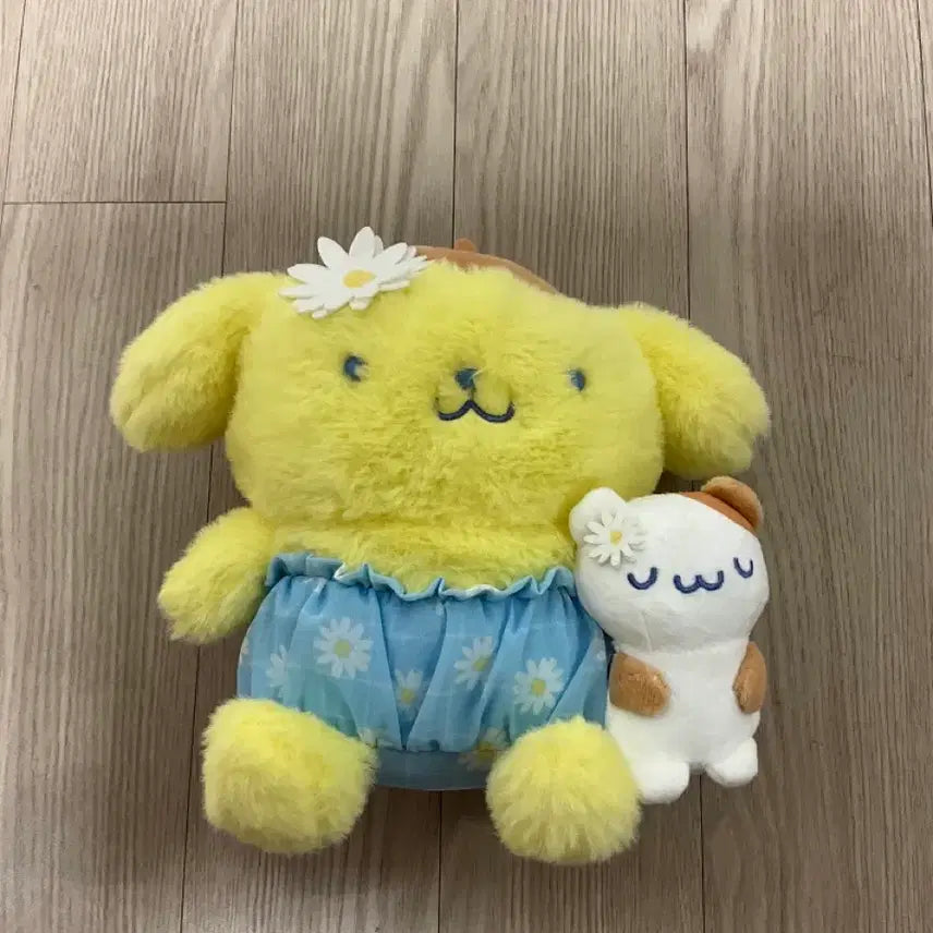 [BUNJANG] Daisy Pom Pom Purin Plush Doll / 데이지 폼폼푸린 인형