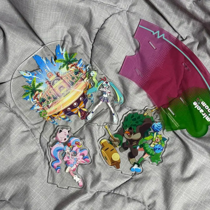 [BUNJANG] Pokemon Miku Acrylic Stand - Esper &amp; Grass &amp; Fairy / 포케미쿠 아크릴 스탠드 에스퍼&amp;풀&amp;페어리