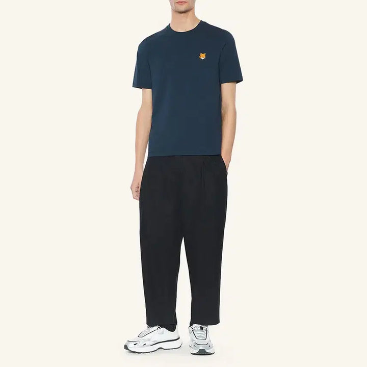 [BUNJANG] Maison Kitsune Fox Head Regular Short Sleeve T-shirt Classic Navy [M] / 26SS 메종키츠네 폭스 헤드 레귤러 반팔 티셔츠 클래식 네이비 [M]