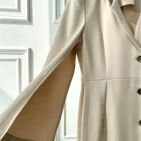 [BUNJANG] Mini Dress with Slit Sleeves / 절개소매자켓미니원피스