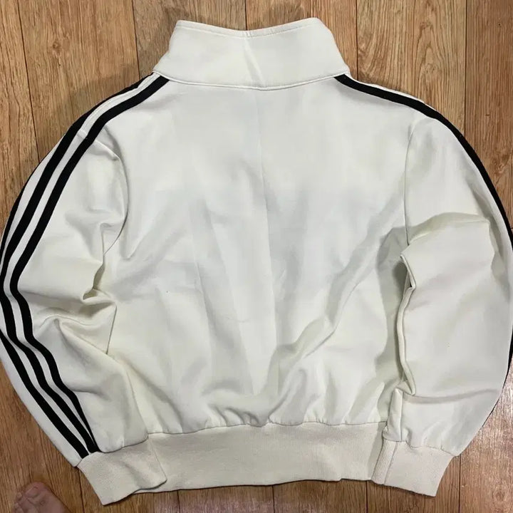[BUNJANG] Adidas White Black Track Top Zip Jacket / 아디다스 화이트 블랙 트랙탑 져지 집업 자켓 대장