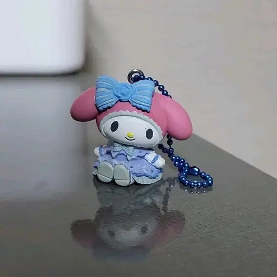 [SOLD OUT] 마이멜로디 파란 드레스 피규어 키링