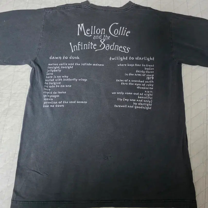 [BUNJANG] Smashing Pumpkins Infinite Sadness Black Vintage Band T-shirt / [XL] 90s 스매싱펌킨스 인피니트 새드니스 블랙 빈티지 밴드티