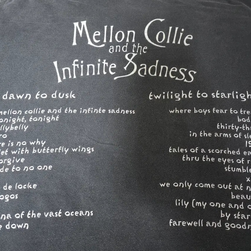 [BUNJANG] Smashing Pumpkins Infinite Sadness Black Vintage Band T-shirt / [XL] 90s 스매싱펌킨스 인피니트 새드니스 블랙 빈티지 밴드티