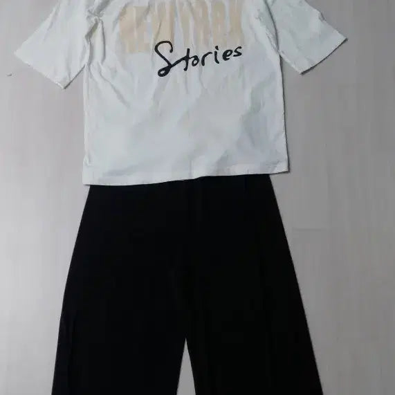 [BUNJANG] New York Stories White T-shirt / 반팔티