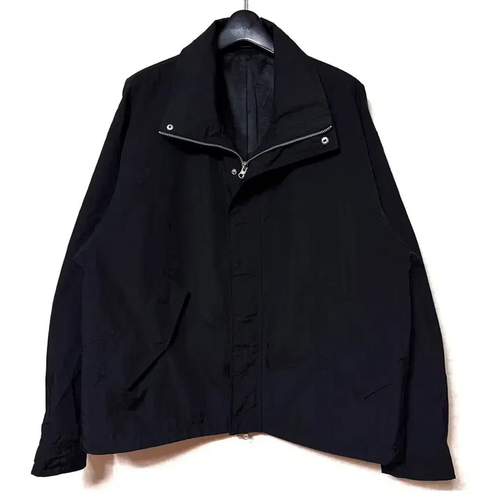 [SOLD OUT] [L,100]드로우핏 에센셜 윈드브레이커 우븐 집업 자켓 블랙