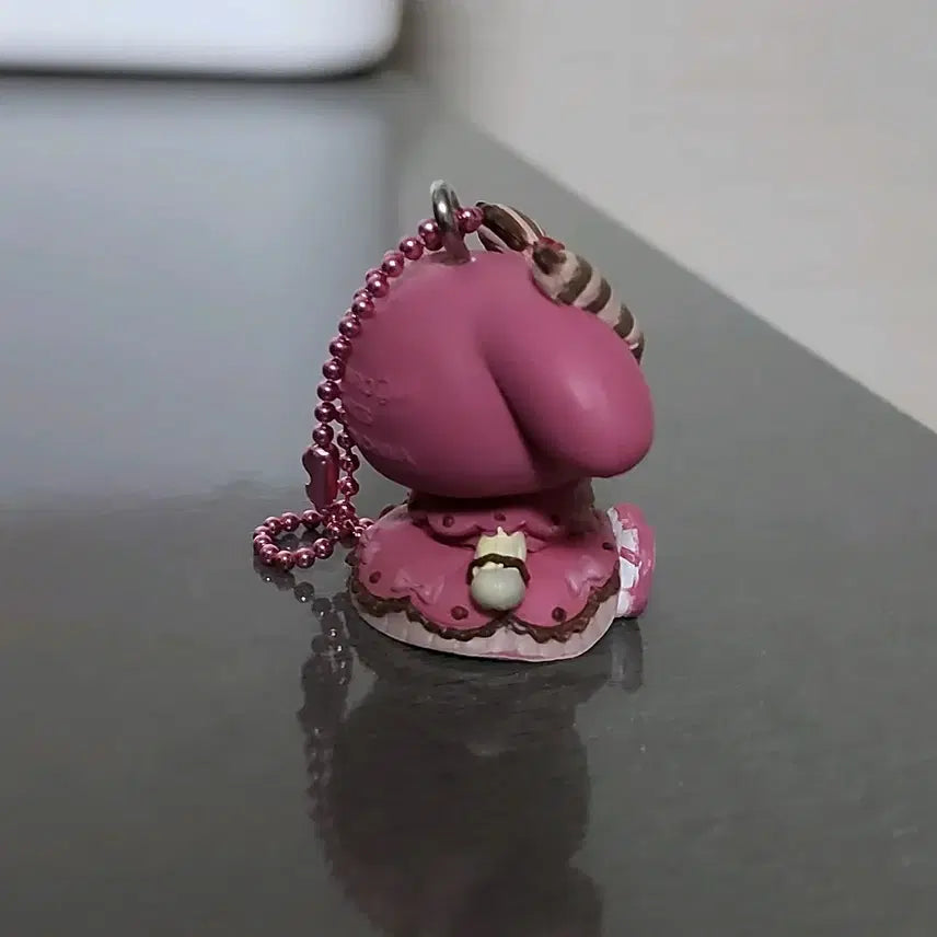 [BUNJANG] My Melody Pink Ribbon Figure Keychain / (5월까지 할인)마이멜로디 핑크 리본 피규어 키링