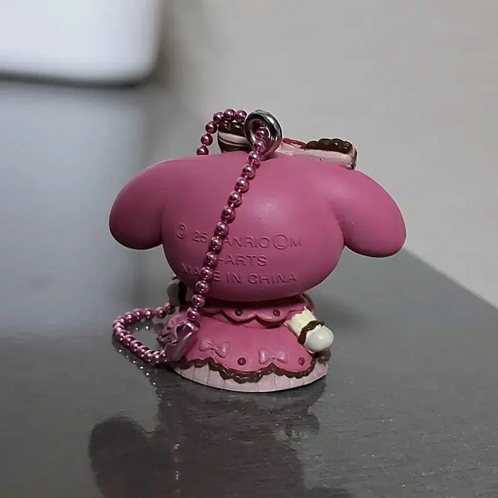 [BUNJANG] My Melody Pink Ribbon Figure Keychain / (5월까지 할인)마이멜로디 핑크 리본 피규어 키링