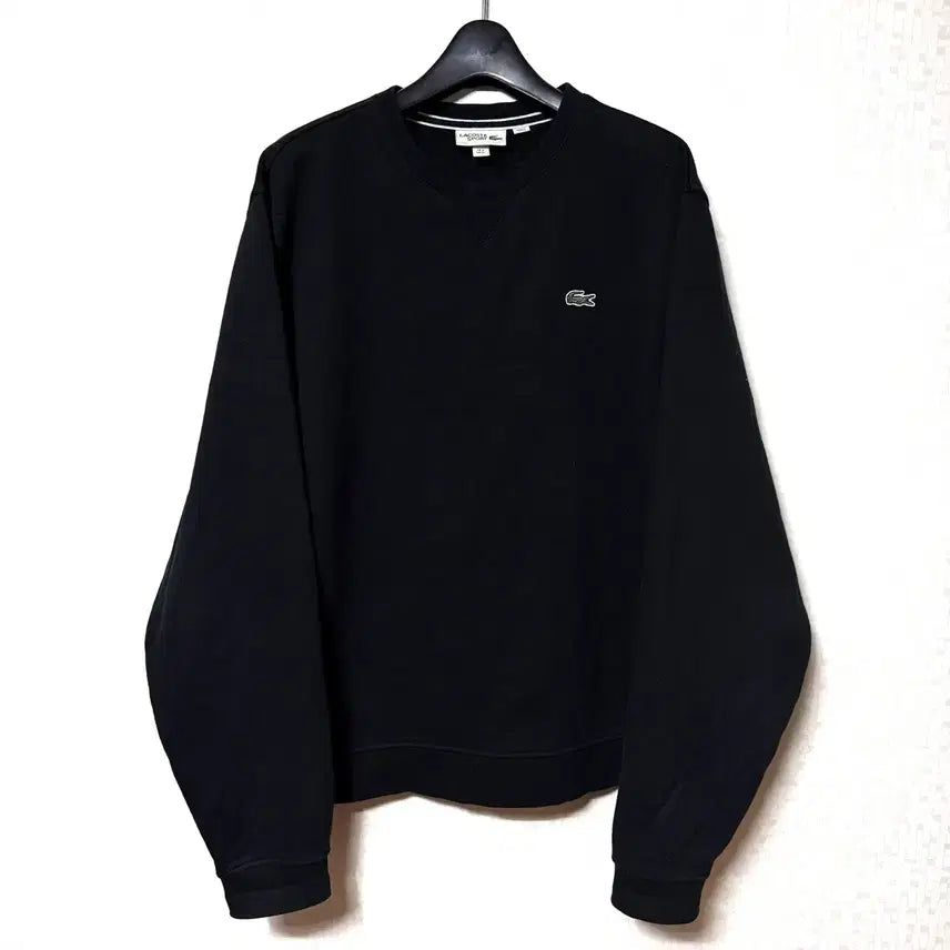 [SOLD OUT] [XL,105]라코스테 맨투맨 긴팔티 스웻셔츠 블랙