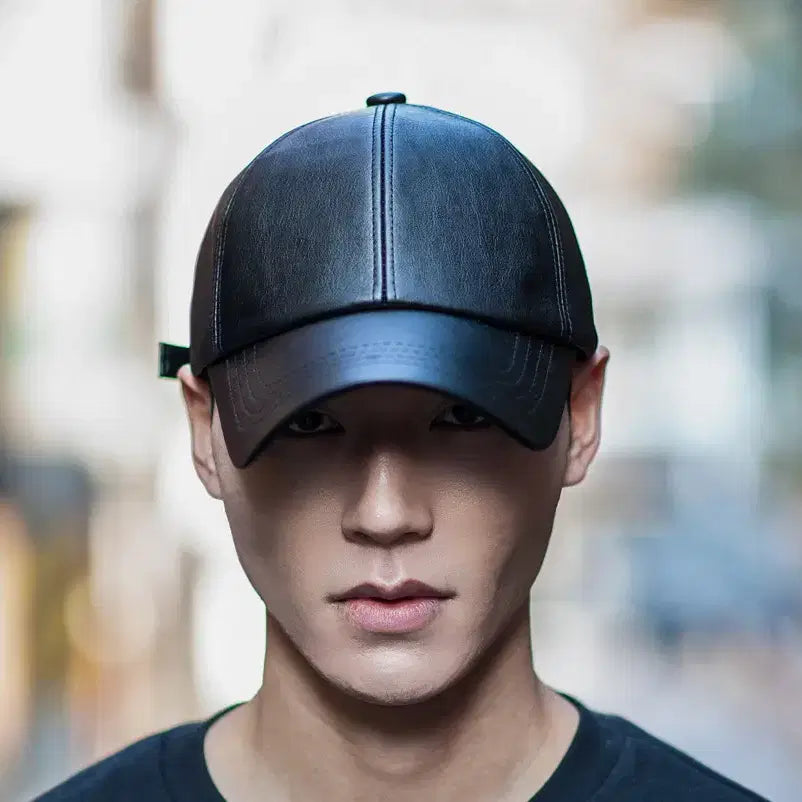 [BUNJANG] Winner Caps Mstate Real Leather Ball Cap / 위너캡스 엠스테이트 리얼 가죽 볼캡