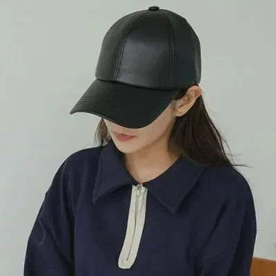 [BUNJANG] Winner Caps Mstate Real Leather Ball Cap / 위너캡스 엠스테이트 리얼 가죽 볼캡