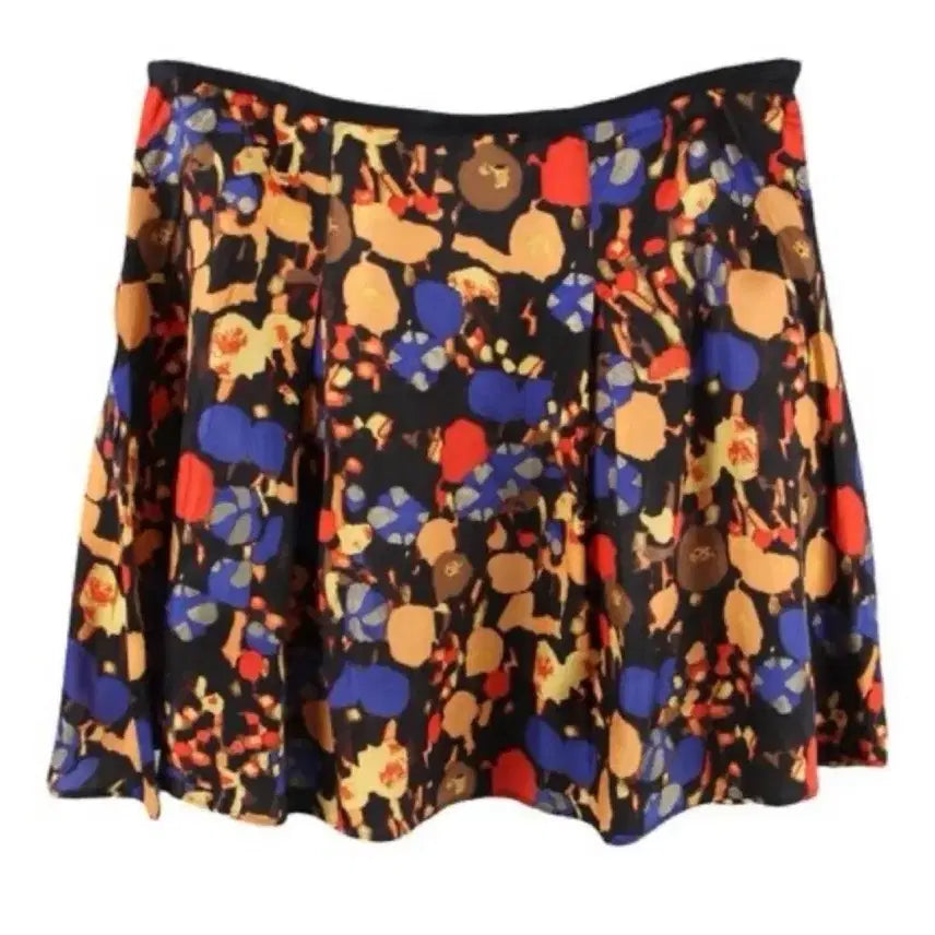 [BUNJANG] Multi-Color &amp; Beige Tweed Mini Skirt Set / 멀티 컬러 패턴 플레어 미니 스커트 + 베이지 체크 트위드 미니 스커트
