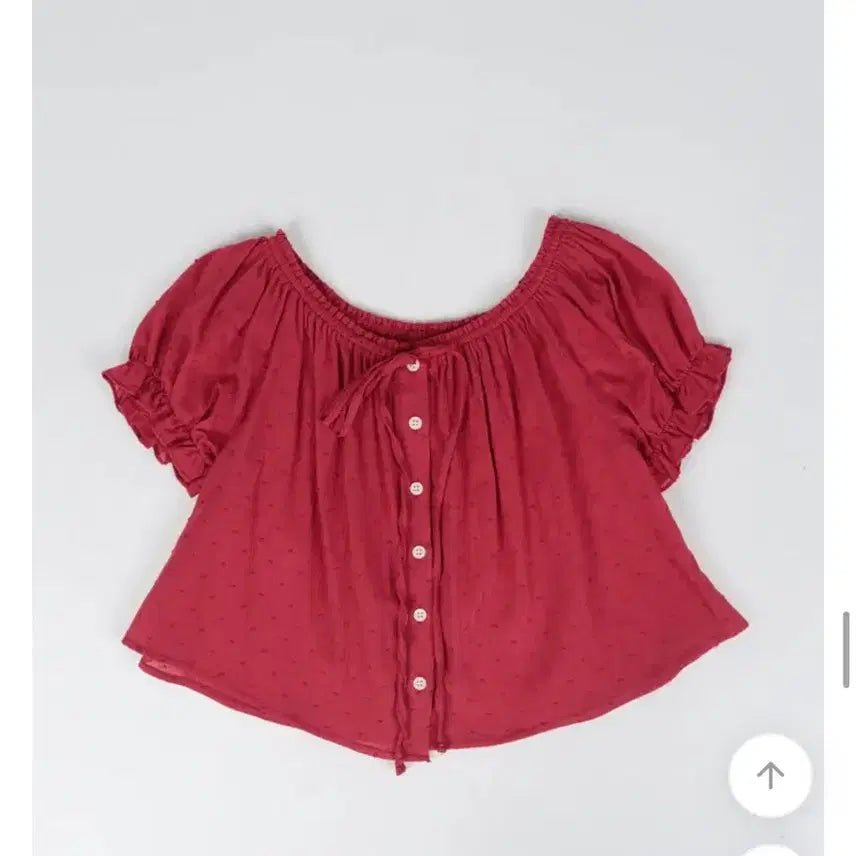 [BUNJANG] Mini Poe Short Sleeve Blouse / 미니포에 반팔 블라우스