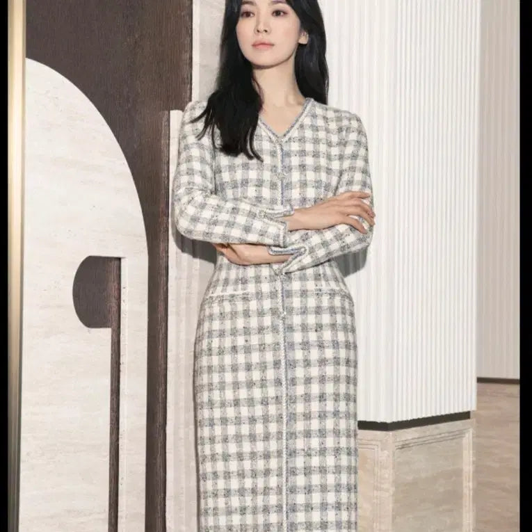 [BUNJANG] MICHAA Tweed Dress / [새상품] MICHAA 미샤 럭셔리 트위드 원피스