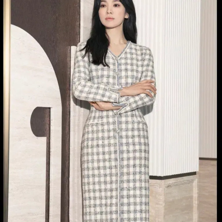 [BUNJANG] MICHAA Tweed Dress / [새상품] MICHAA 미샤 럭셔리 트위드 원피스