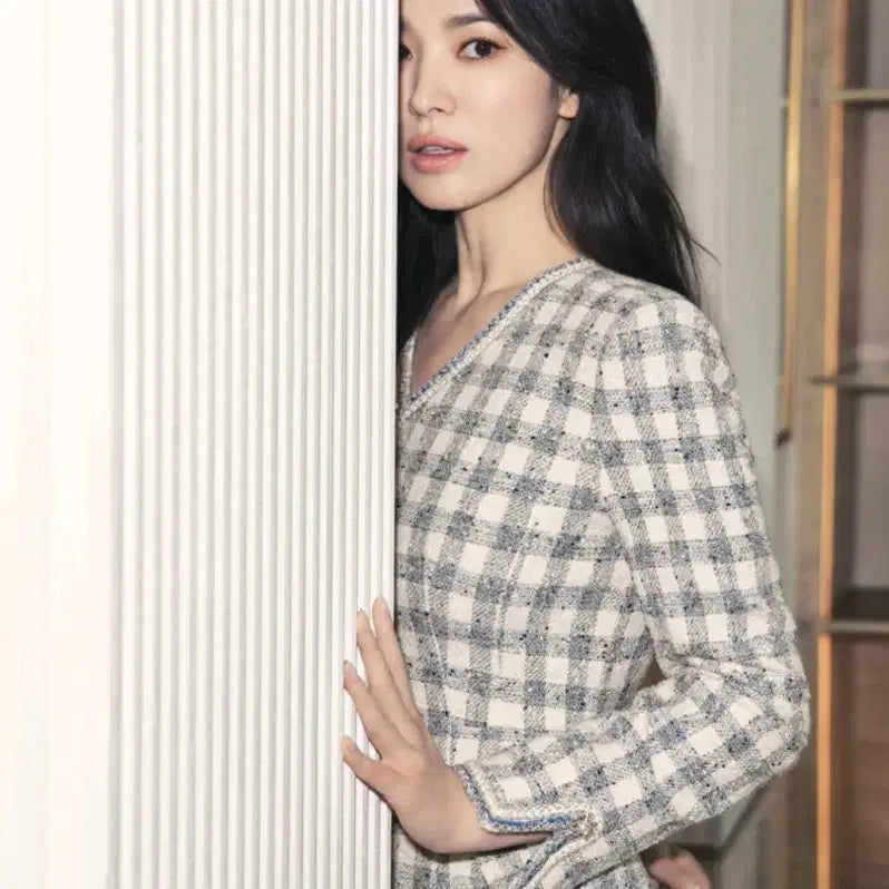 [BUNJANG] MICHAA Tweed Dress / [새상품] MICHAA 미샤 럭셔리 트위드 원피스