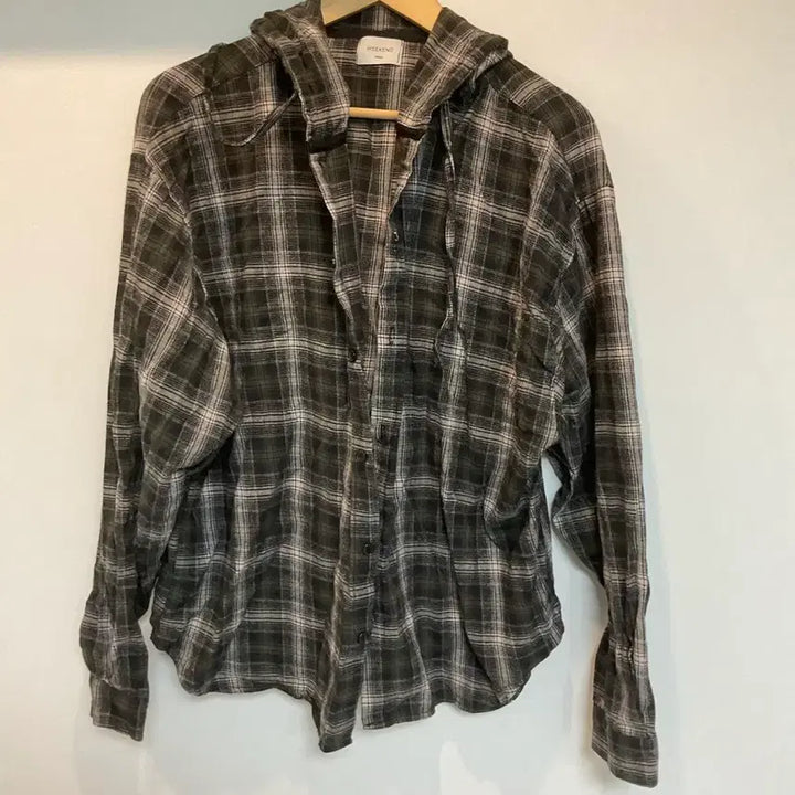 [BUNJANG] Allen-Masse Checkered Shirt / 알렌느맛 체크셔츠