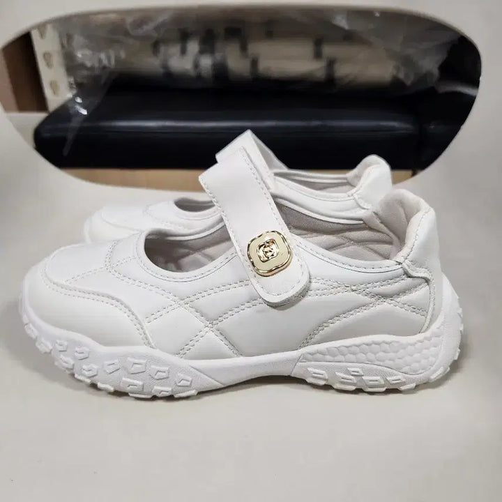 [BUNJANG] Comfortable Velcro Mary Jane Shoes / 완전편한 데일리슈즈! 벨크로 메리제인 컴포트 쿠션단화 블랙&amp;아이보리