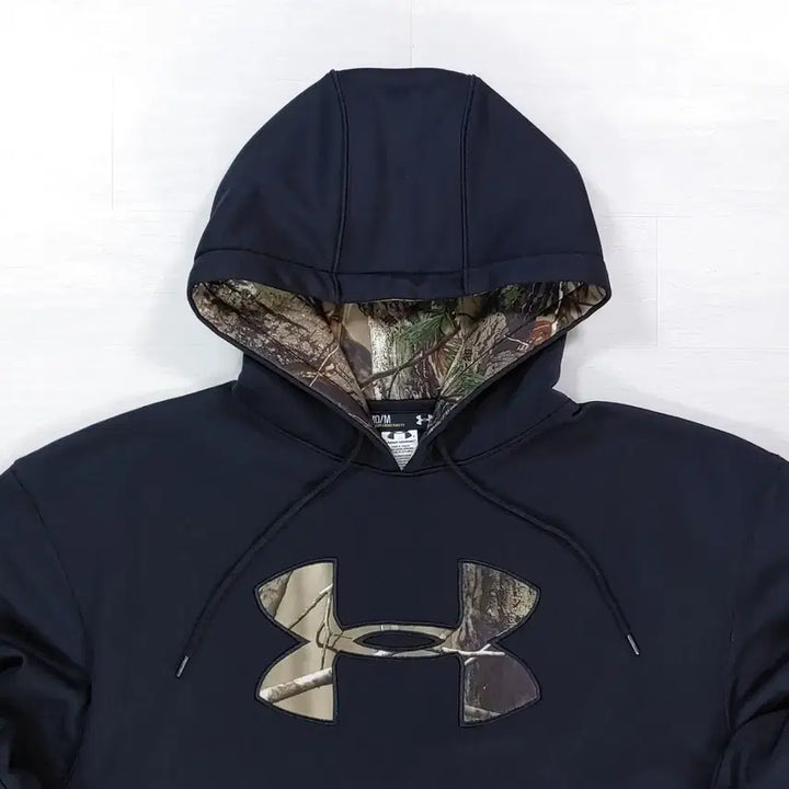 [BUNJANG] Under Armour Real Tree Camo Big Logo Storm Hoodie M / 언더아머 리얼트리 카모 빅로고 스톰 후드티 M