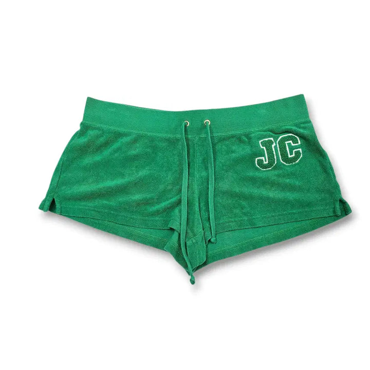 [BUNJANG] Juicy Couture Sequin Apple Green Velour Set / S Juicy Couture 스팽글 애플그린 셋업