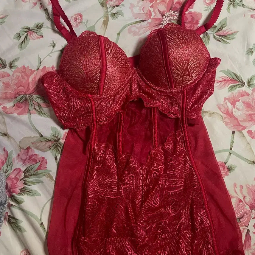 [BUNJANG] Christie Corset Body Shaper 75A Lace Lingerie / 새상품) 크리스티 코르셋 바디쉐이퍼 75A 레이스 슬립 란제리