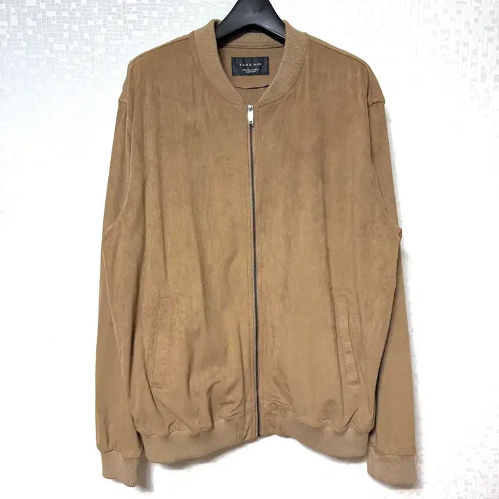 [BUNJANG] Zara Suede Zip-Up Jacket Blouson / [XL,105]자라 스웨이드 집업 자켓 블루종 zara