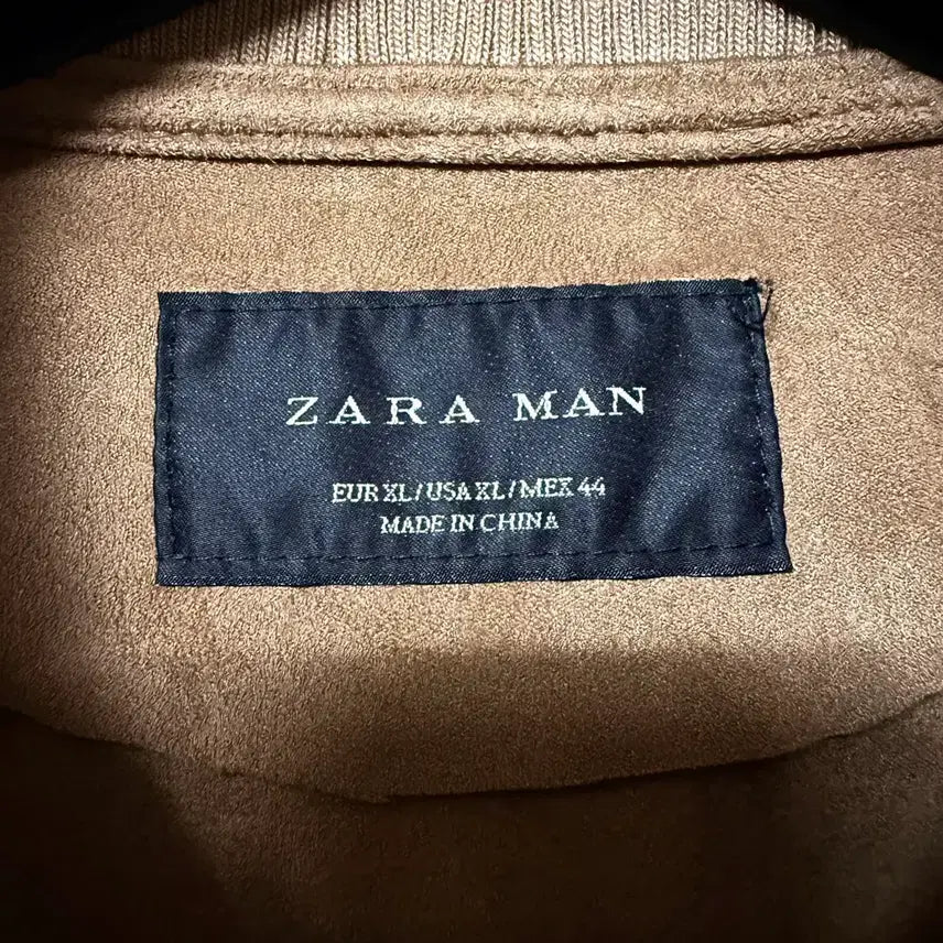 [BUNJANG] Zara Suede Zip-Up Jacket Blouson / [XL,105]자라 스웨이드 집업 자켓 블루종 zara