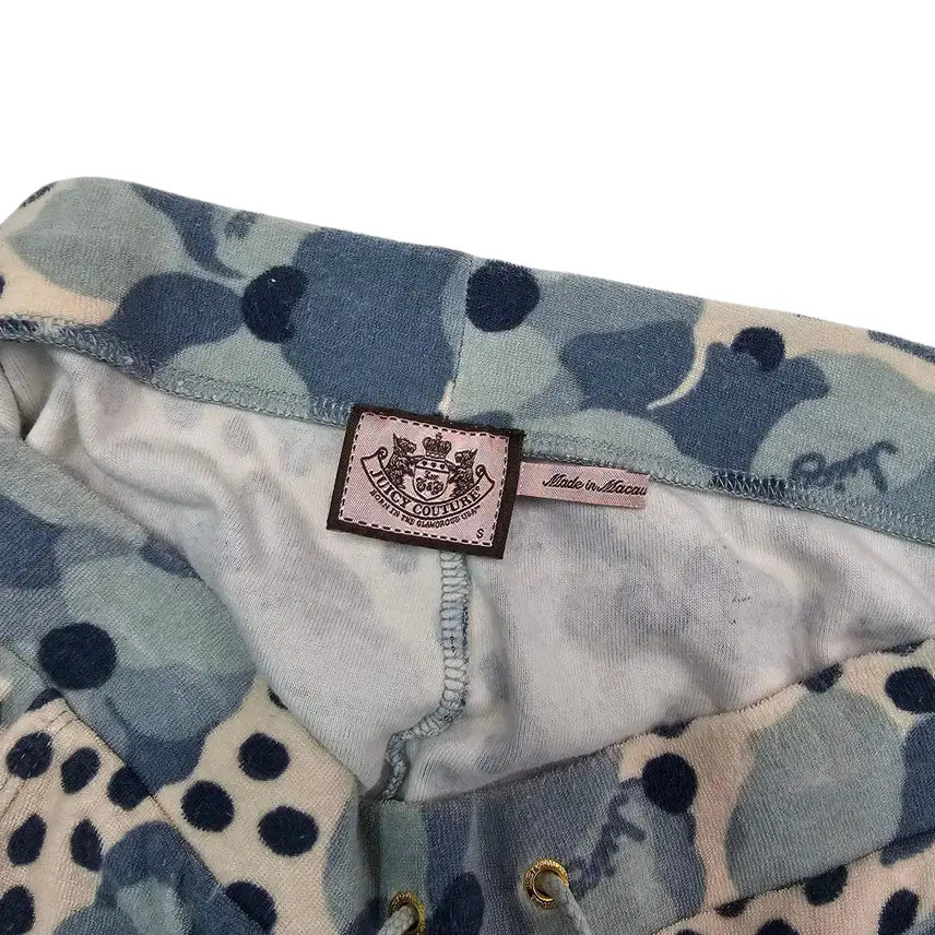 [BUNJANG] Juicy Couture Dot Short-Sleeved Sky Blue Set / S Juicy Couture 도트 반팔 스카이블루 셋업