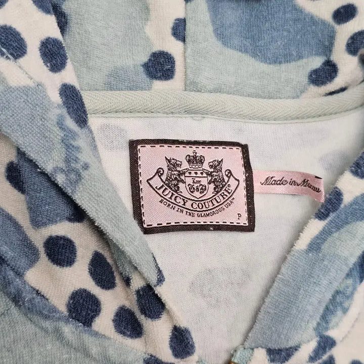 [BUNJANG] Juicy Couture Dot Short-Sleeved Sky Blue Set / S Juicy Couture 도트 반팔 스카이블루 셋업