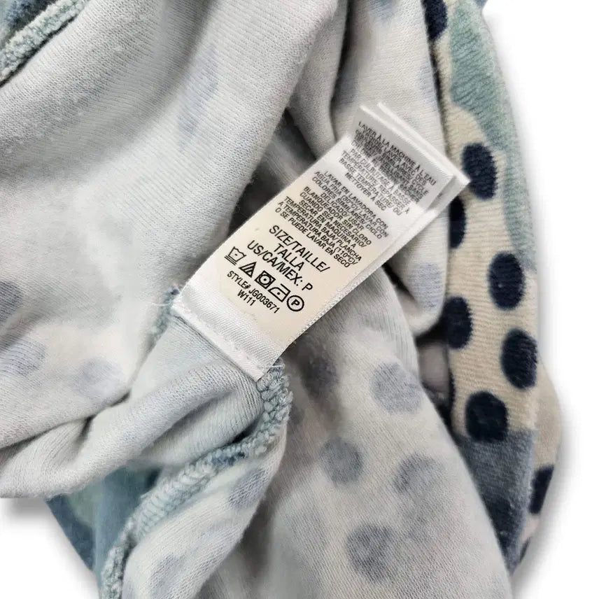 [BUNJANG] Juicy Couture Dot Short-Sleeved Sky Blue Set / S Juicy Couture 도트 반팔 스카이블루 셋업