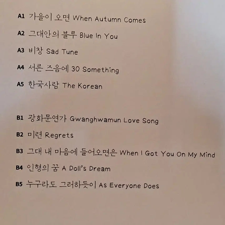 [SOLD OUT] 유러피안 재즈 트리오 ㅡ서촌 lp