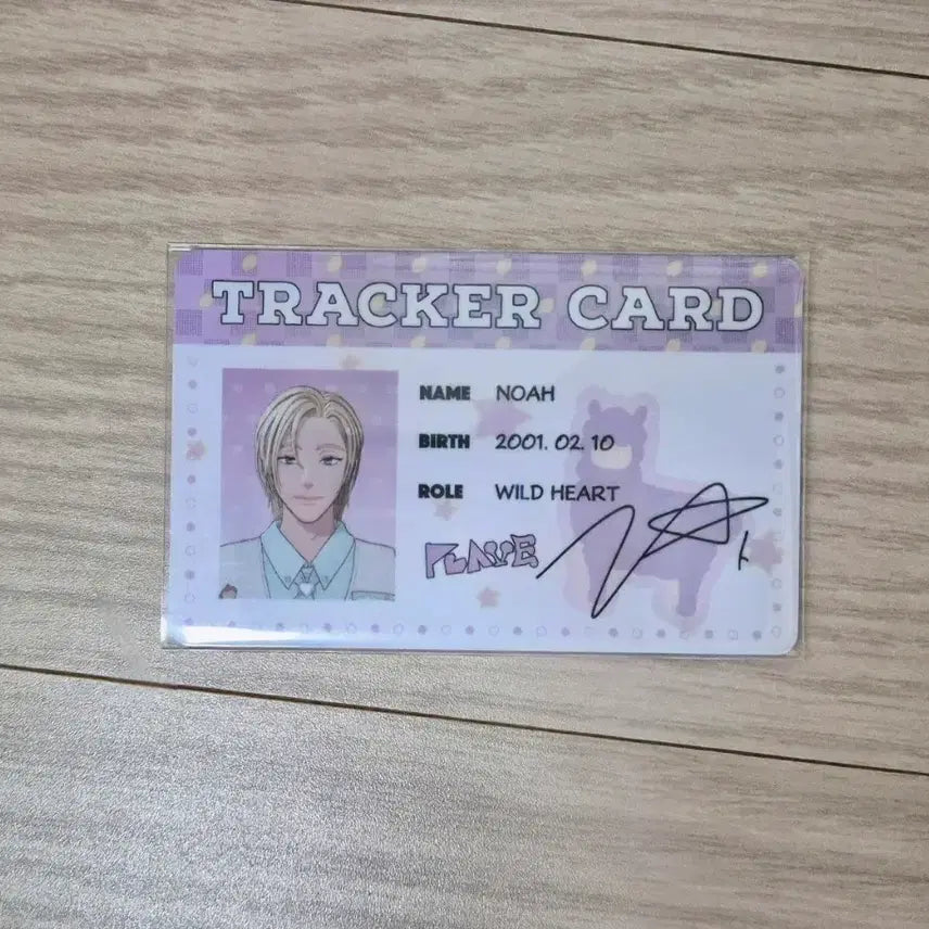 [SOLD OUT] 플레이브 노아 트래커카드 시그 카드