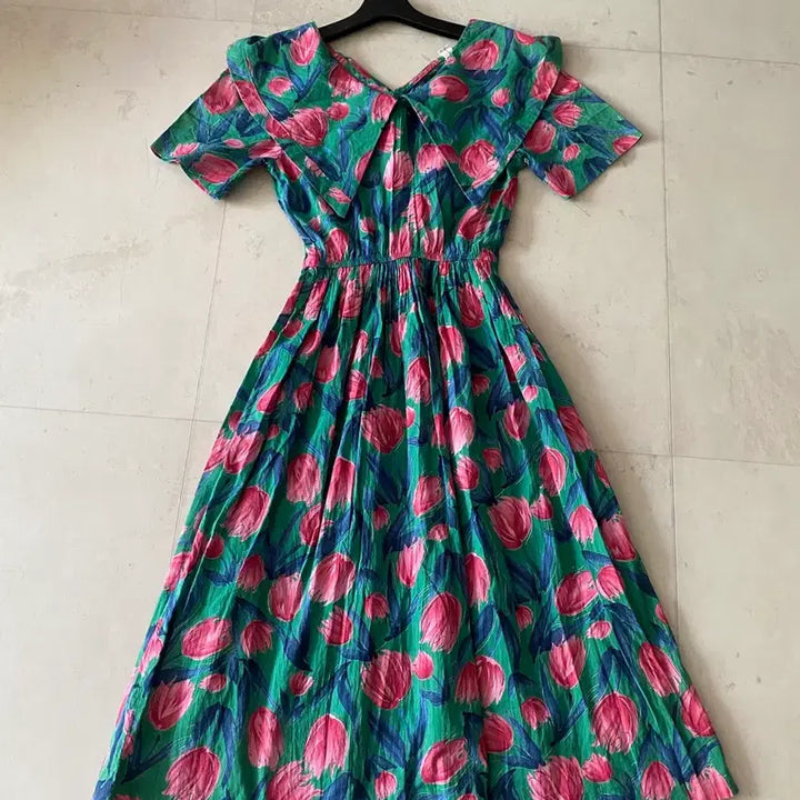 [SOLD OUT] 55 면 한여름 튤립 여성스런 원피스 상태완전굿 넘 예뽀요