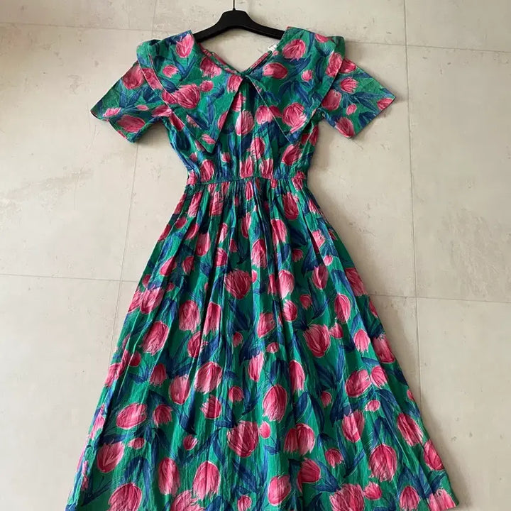 [SOLD OUT] 55 면 한여름 튤립 여성스런 원피스 상태완전굿 넘 예뽀요