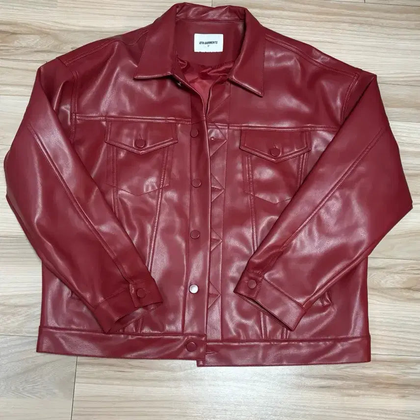 [SOLD OUT] QTB Garments 레드 가죽 자켓
