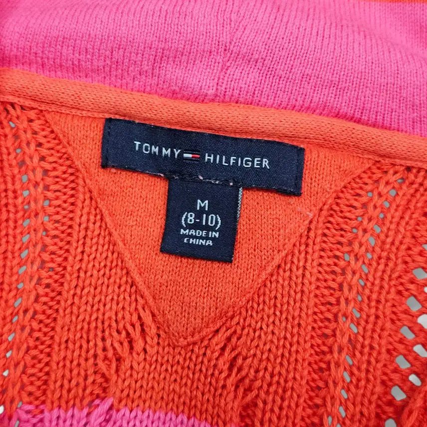 [BUNJANG] XS Tommy Hilfiger 스트라이프 니트 후드 / XS Tommy Hilfiger 스트라이프 니트 후드
